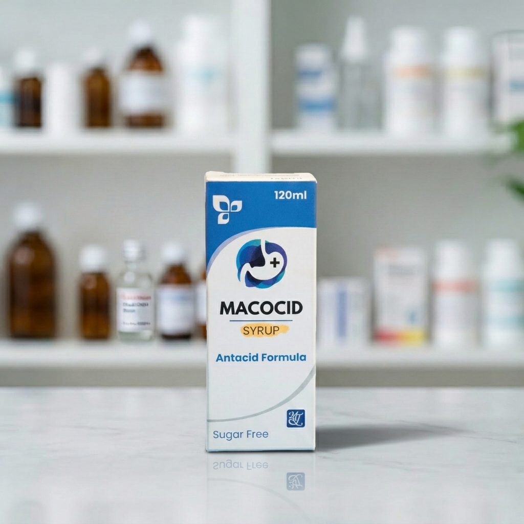 Macocid Fast Relief Antacid & Anti-Gas Syrup